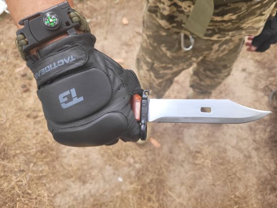 Рукавички тактичні шкіряні без пальців Power system TACTIGEAR PS-8801 Patrol Black M | Зображення 3