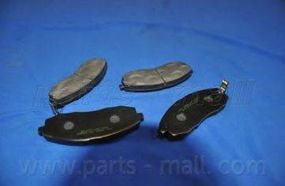 Колодка гальм. диск. HYUNDAI LIBERO(-OCT 2006) (вир-во PARTS-MALL) PARTS-MALL PKA007 на HYUNDAI SATELLITE