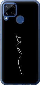 Чехол на Realme C15 Силуэт1 "4590u-2063-17620"