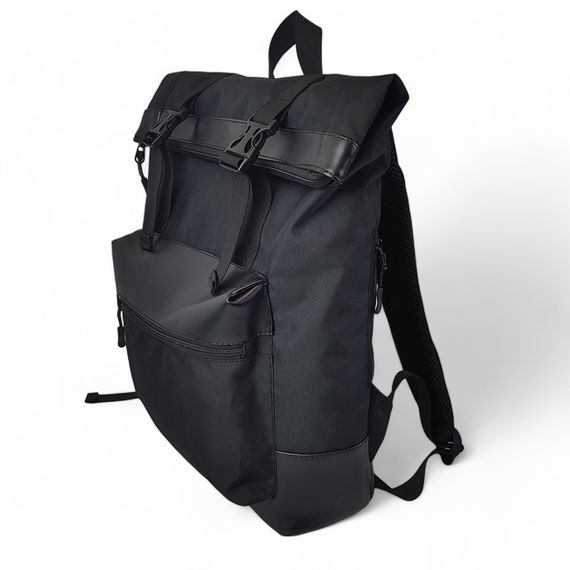 Стеганный городской рюкзак, Рюкзак ролл городской, Повседневный рюкзак унисекс для работы XQ-57 | Зображення 3