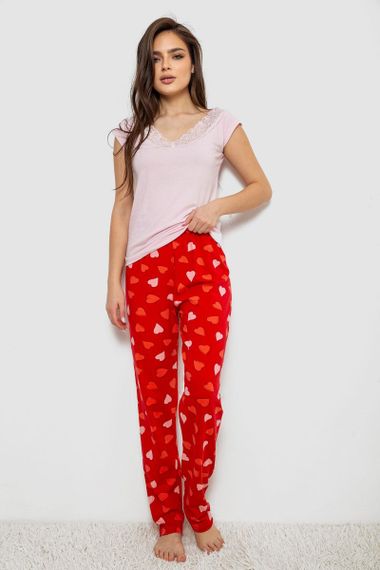 Пижама женская  -уценка, цвет розовый, 243R1484-025-U-1