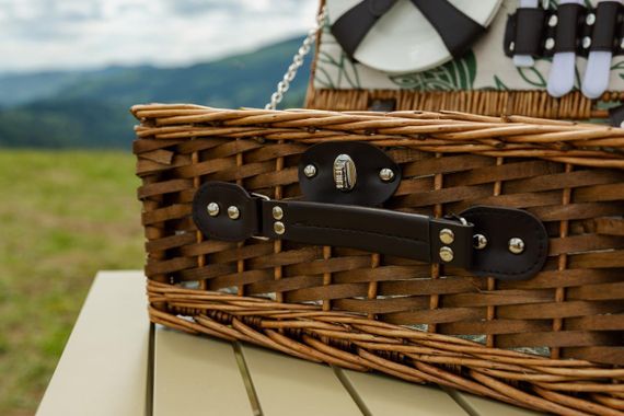 Корзина для пикника на 2 персоны 38 x 26 x 18 см LU010 | Зображення 6