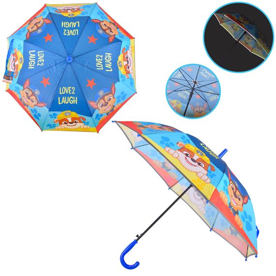 Парасолька дитяча Paw Patrol PL82129 R=50см, світловідбивна стрічка (6927070821295)
