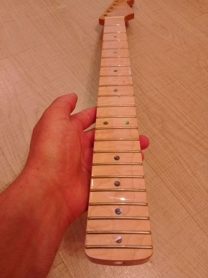 Гриф кленовый ЛАК Винтаж для электрогитары електрогитари гитары Fender Stratocaster ST 21 лад | Зображення 5