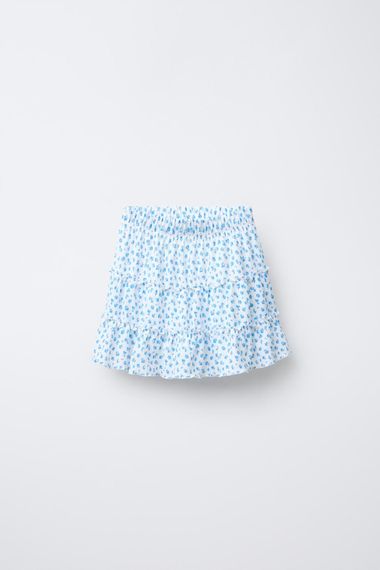 Підліткова спідниця-шорти для дівчинки Zara 148 см Блакитна (26021007D)