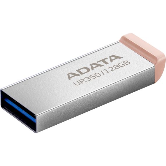 USB флеш накопичувач ADATA 128GB UR350 Silver/Beige USB 3.2 (UR350-128G-RSR/BG) | Зображення 1