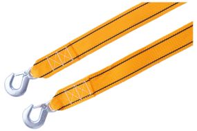 Трос буксировочный 5м*50мм 5т (крюк) (пакет) СИЛА