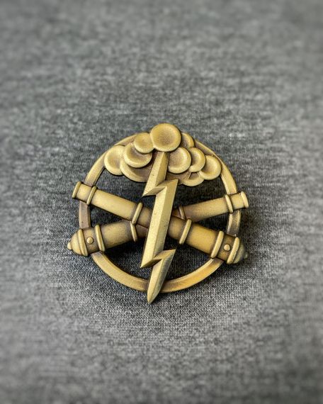 Кокарда артилерії і ракетних військ метал | Зображення 1