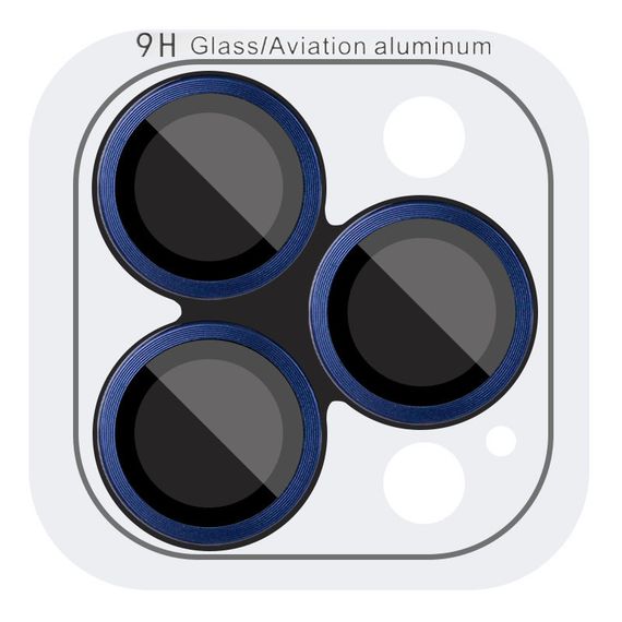 Захисне скло Metal Classic на камеру (в упак.) для Apple iPhone 15 Pro (6.1") / 15 Pro Max (6.7")