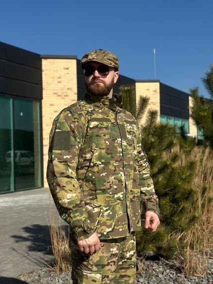 Військовий Статутний Комплект Мультикам 2 в 1 Кітель та Штани +Убакс Military MTP | Зображення 5