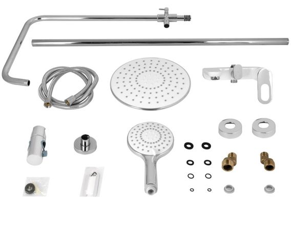 Душова система універсальна Lidz Latwa 1030, White (k35) LDLAT1030WHI45427 | Зображення 2