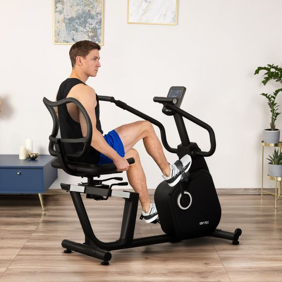 Горизонтальний велотренажер Gymtek XBR8000 електромагнітний | Зображення 3