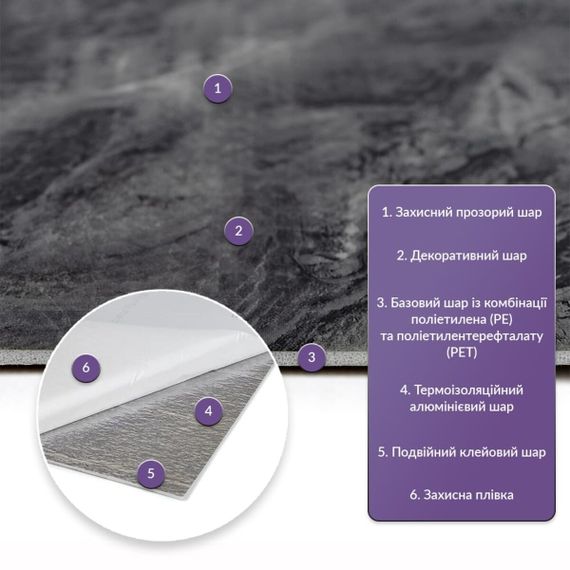 Самоклеюча стінова PET плитка 600х300х2мм SW-00002350 | Зображення 1