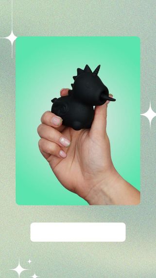 Вібратор-єдиноріжка Unihorn – Wild Spirit, пестливий язичок Sex Aura | Зображення 6