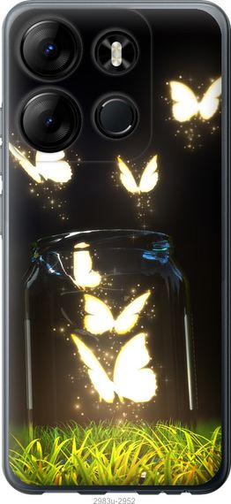 Чехол на Tecno Spark Go 2023 BF7 Бабочки "2983u-2952-17620"