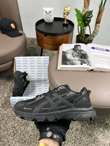 Кросівки ASICS Gel-Venture 6 Gore-Tex All Black весна / осінь A4475 42 26.5
