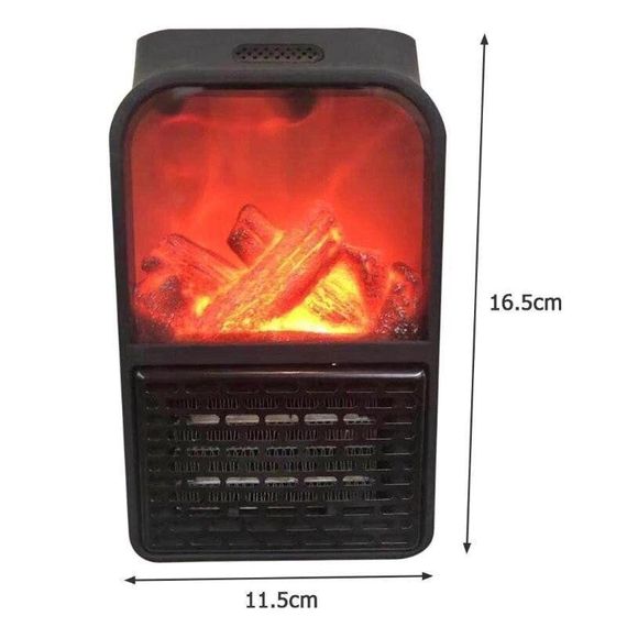 Обогреватель электрический Flame Heater 1000W с пультом | Зображення 7