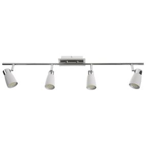 Светильник настенно-потолочный спот поворотный накладной HTL-176/4 GU10 WH