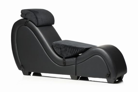 Секс-кресло с подушками Master Series Kinky Sex Lounge with Cushions - Black, Черный | Зображення 1