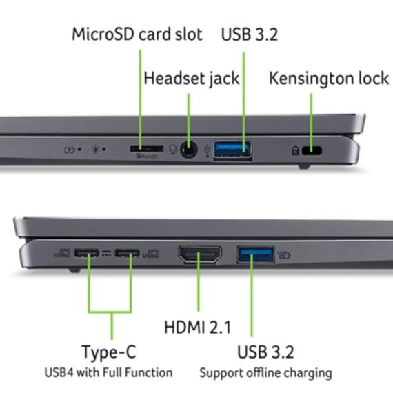 Ноутбук Acer Swift Go 14 SFG14-63 14&quot; 2.8K OLED NX.KTSEU.002 | Зображення 8
