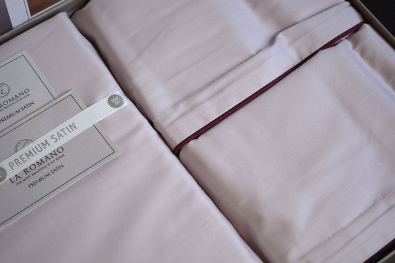 Постільна білизна La Romano Premium Satin 160×220 см сімейна Lucca Violet | Зображення 3