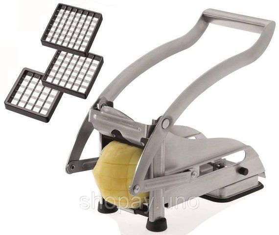 Машинка для нарізування картоплі соломкою Potato Chipper | картоплерізання | овочерізка | мультирізка