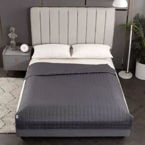 Ковдра обважнена гравітаційна Ruhhy 28468 6 кг, 150×200 см, сіра, антистресова (19533) | Зображення 4