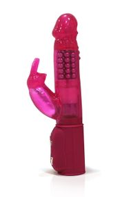 Вібратор-кролик Dorcel Orgasmic Rabbit Pink з перлинним масажем Sex Aura