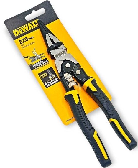 Плоскогубці подовжені DeWALT Compound Action комбіновані завдовжки 225 мм (DWHT0-70277) | Зображення 1