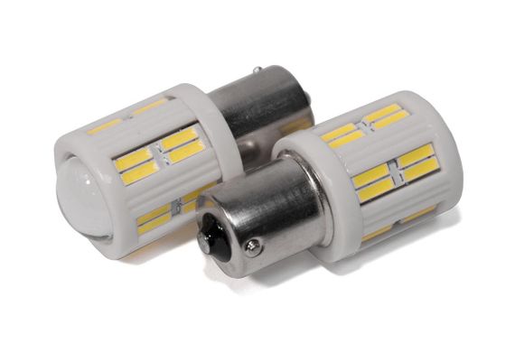 Світлодіодна лампа StarLight T25 28 (24+4 лінза) діодів 4014 12 V-24 V 3.5 W WHITE кераміка | Зображення 1