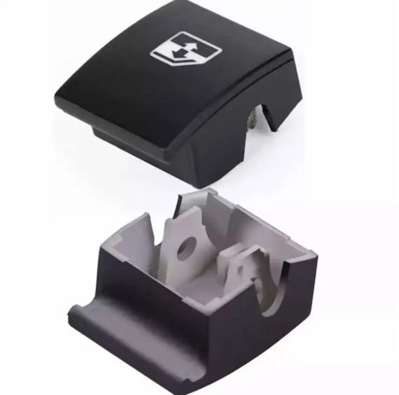 Opel Zafira B (05-11) накладка кнопки склопідіймача (склопідйомника) чорна, 13228881 Опель Зафіра Б | Зображення 2