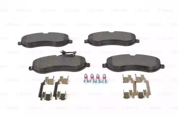 Колодки гальмівні дискові CITROEN/FIAT/PEUGEOT JUMPY/SCUDO/EXPERT передн.  BOSCH (0986494163) | Зображення 4