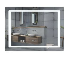 Дзеркало Mixxus STYLE MR13-80x60-REVERSE з LED Touch, Anti-fog, димером, регулюванням яскравості (MI6666)