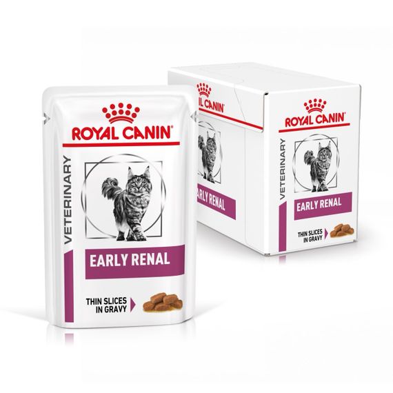 Корм Royal Canin Early Renal Feline Pouches вологий для котів з ранніми стадіями захворювань нирок 85 гр | Зображення 2
