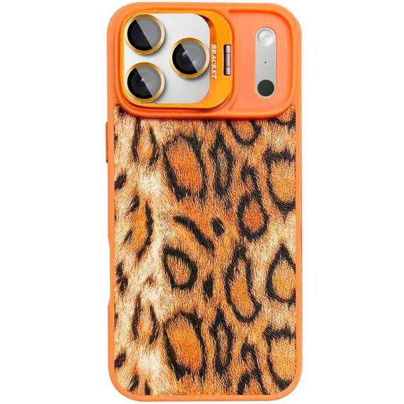 Чохол TPU+PC Wild Leopard with MagSafe and Lens для Apple iPhone 17 Pro (6.3") Orange | Зображення 4