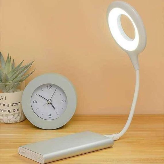 Лампа кольцевая гибкая USB LK-50 1,5Вт Белая