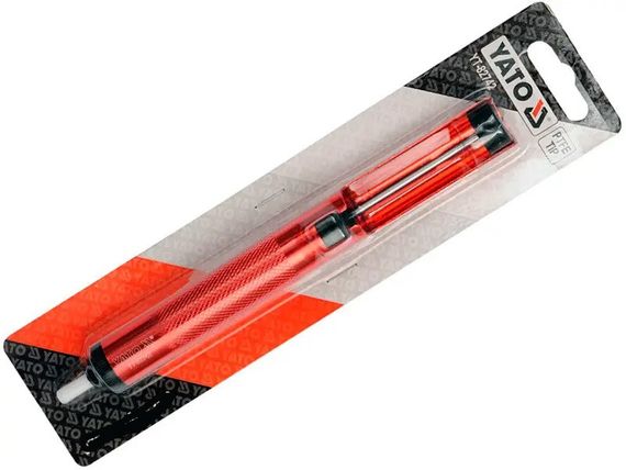 Шприц для видалення припою відсмоктувач Ø-19,5мм 190мм YATO YT-82742 | Зображення 3