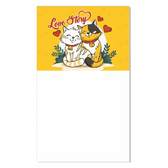 Блокнот на магните Love story "Котики" Kt30072101, 30 листов