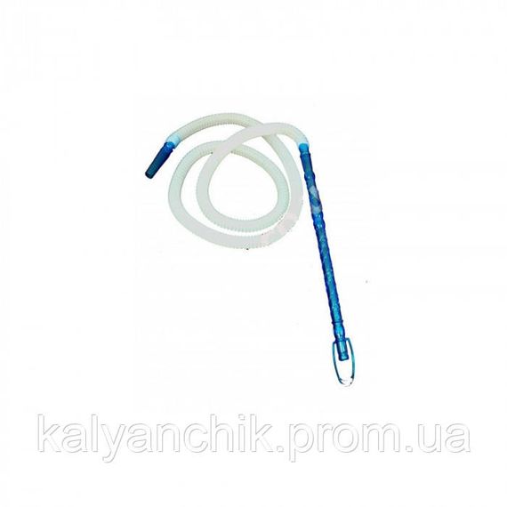 >Шланг одноразовый пластиковый Siren Smoke бело-синий