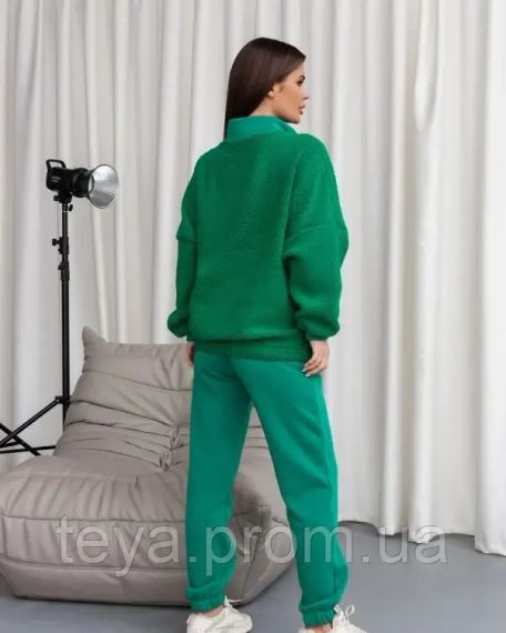 Спортивний костюм для жінок колір зелений розміри S, M, L, XL FI_009405 | Зображення 2