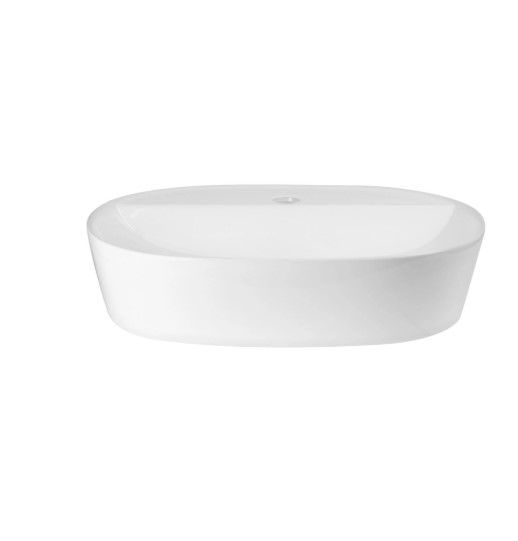 Раковина накладна Mixxus Premium ELLIPSE-0203  з отвором під змішувач (MP6678) | Зображення 4