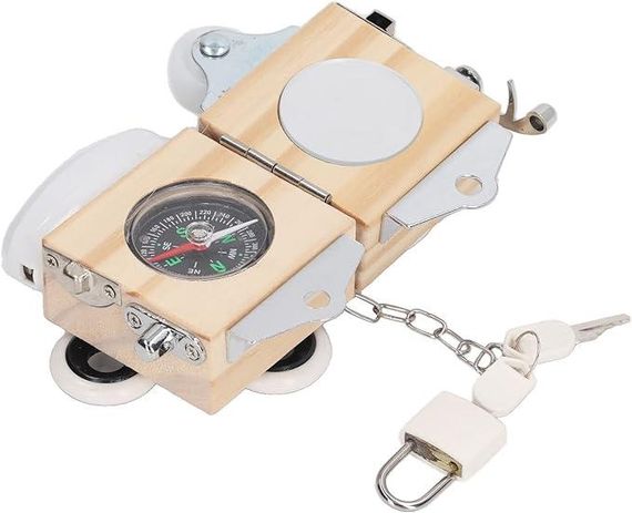 Ігри Монтессорі, зайнятий куб, дитяча дерев'яна іграшка, багатофункціональна розблокувальна гвинтова гра, | Зображення 4