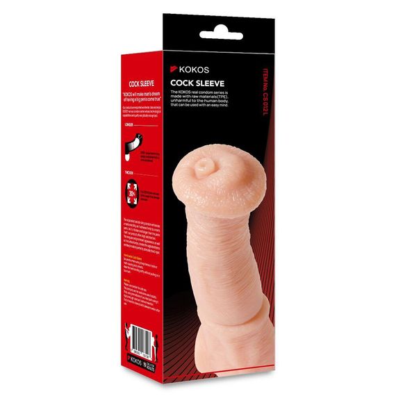 Насадка на член Kokos Cock Sleeve CS 012 L Sex Aura | Зображення 4
