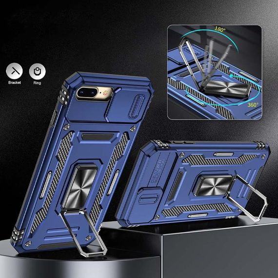 Ударопрочный чехол Camshield Army Ring для Apple iPhone 7 plus / 8 plus (5.5") | Зображення 3