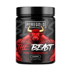 Предтренировочный комплекс Pure Gold Beast Pre-Workout 300 g (Cherry)