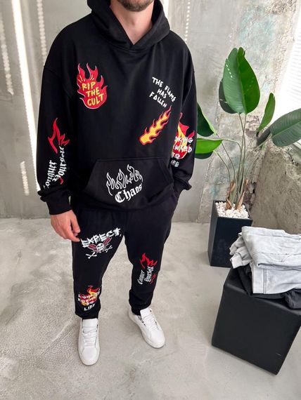 Костюм худі+штани дтф | Зображення 2