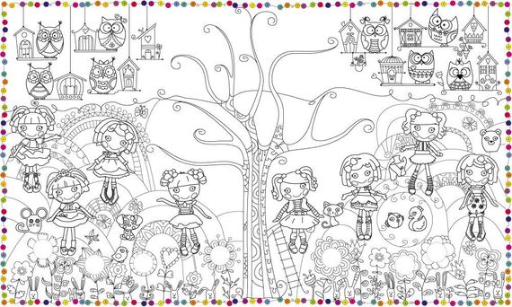 Шпалери-розмальовки Lalaloopsy 60*100 C-100034