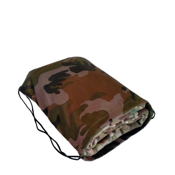 Туристичний плед Tactico 145*200 мультикам - ковдра для кемпінгу та туризму у чохлі камуфляж | Зображення 8