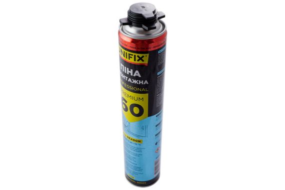 Пена монтажная Unifix - 750 мл x 60 л PRO (951235) | Зображення 1