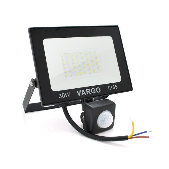 Прожектор LED c датчиком руху Vg-30W,IP65.6500K,2700Лм. Box